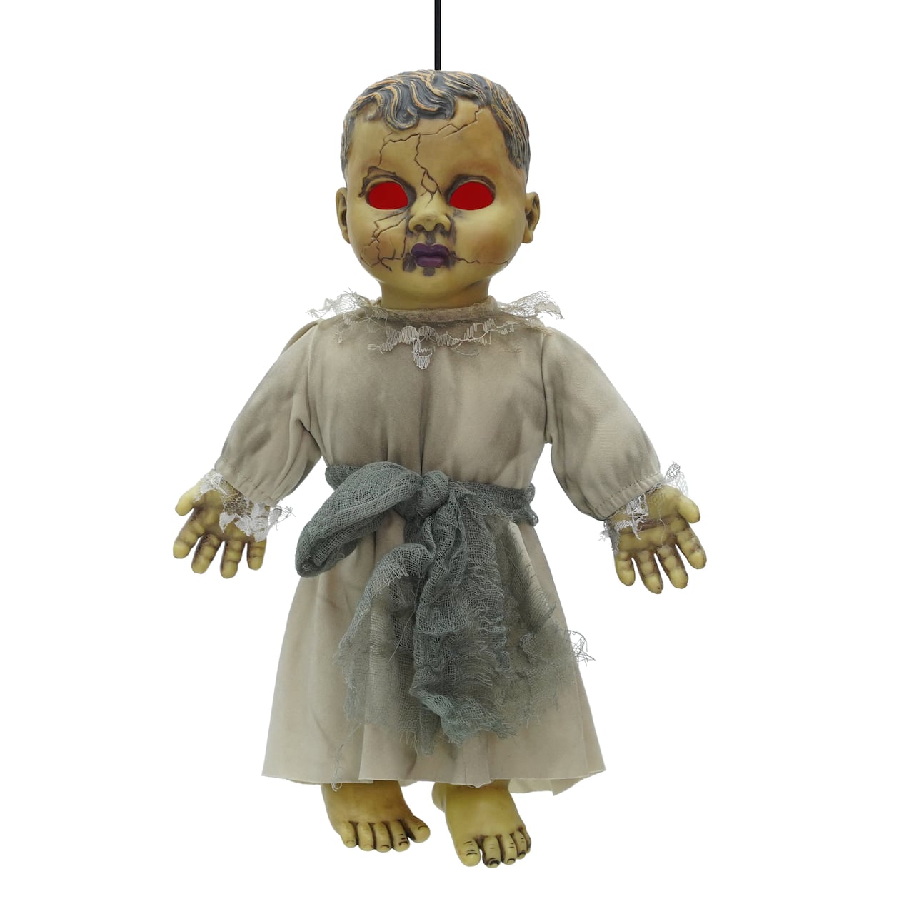 19" LED Sound Activated Haunted Doll Décor by Ashland®